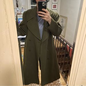 Linda Allard Ellen Tracy wool overcoat